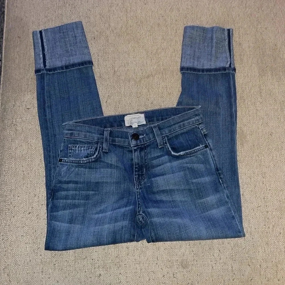 Current/Elliot The Cuffed Skinny Envy Jeans - size 25 - N - Picture 3 of 6